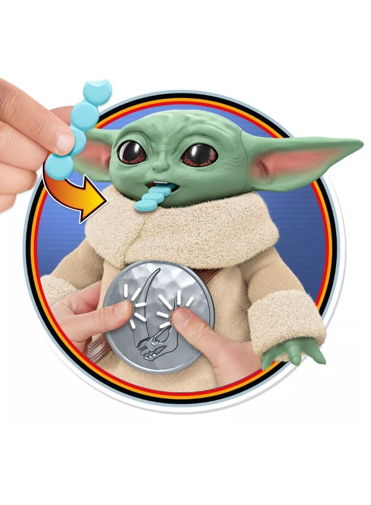 Hasbro Games Star Wars Snackin' Grogu 6.5-Inch Interactive Action Figure with Accessories - Image 5