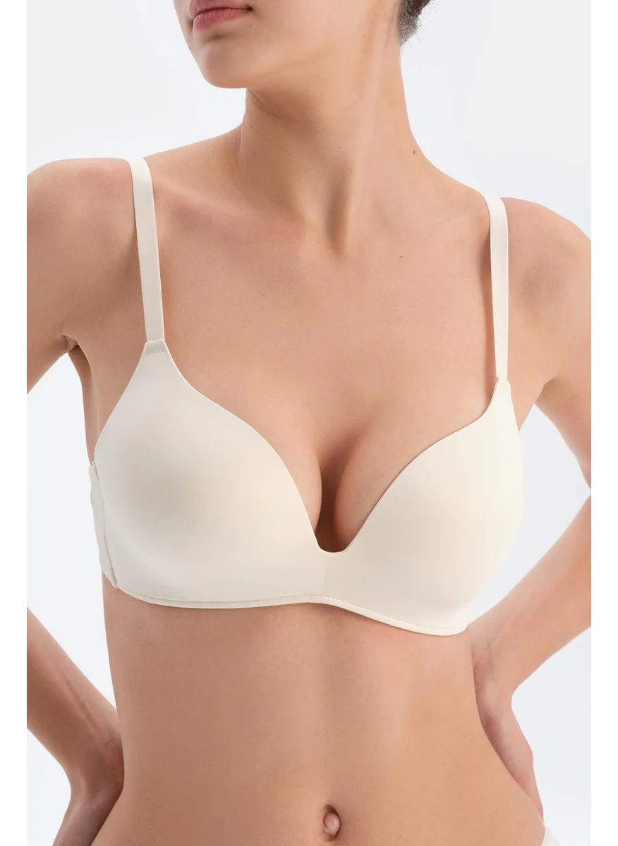 dagi Ecru 1127KC Soft Bra Without Wire
