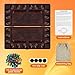 Hlimior 4Player Mancala Board Game Foldable Solid Wood with 110 MultiColoured Glass Beads Instruction Manual NonSlip MatSuitable for Family Party Travelling Adults Puzzle Interactive Game - Image 4