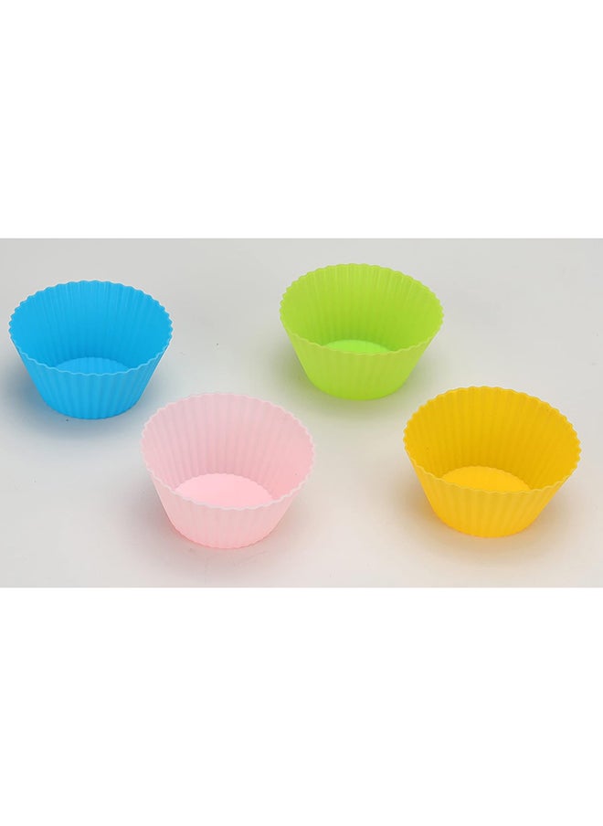 Home Pro 12Pcs Baking Silicon Muffin Cups Disposable 3.5x7 cm Multicolor - pzsku/Z16C4918830A3F000F61BZ/45/_/1710339028/11ca83d7-d9a0-47fc-a1a4-75369b4c7b3f