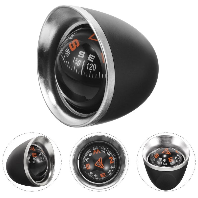 Compact Car Compass Ball Dashboard Mount Small Marine Navigation Tool for Off Road Vehicles - Image 5