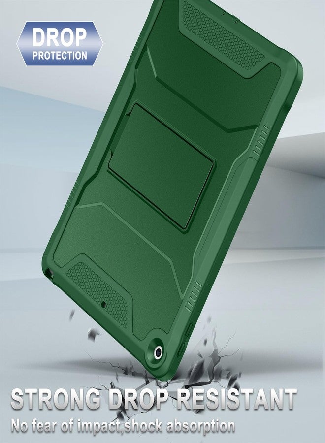 Soke Case for iPad 9th/8th/7th Generation 10.2-Inch (2021/2020/2019 Release), with Built-in Screen Protector and Kickstand, Rugged Full Body Protective Cover for Apple iPad 10.2 Inch - Alpine Green - Image 5