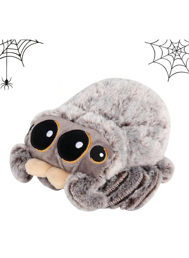 أوساويك دمية عنكبوت، دمية حيوان جميلة ذات عيون كبيرة، دمية محاكاة عيد القديسين للبالغين، هدية عيد ميلاد (5.9 بوصة/15 سم) - Image 1