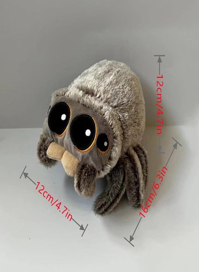 أوساويك دمية عنكبوت، دمية حيوان جميلة ذات عيون كبيرة، دمية محاكاة عيد القديسين للبالغين، هدية عيد ميلاد (5.9 بوصة/15 سم) - Image 3