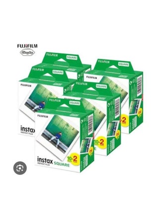 Fujifilm Instax Square Film-5 Pack Twin Pack-Total 100 Sheets-White - pzsku/Z16C4F5830C93B42F3295Z/45/_/1729946370/8ba5d7ad-e233-492a-a67e-86dd833af13d