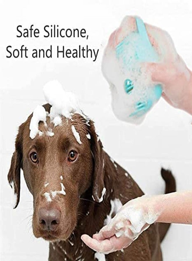 Hotfix Dog Grooming Brush Soothing Bath Brush, Pet Massage Brush Shampoo Dispenser, Soft Silicone Bristle for Dogs and Cats Shower - Image 5