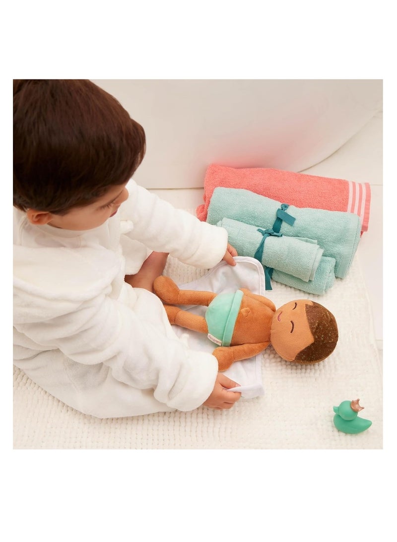 لولا بيبي دمية صبي استحمام 14بوصة بشعر بني - LBY7266Z - Image 2