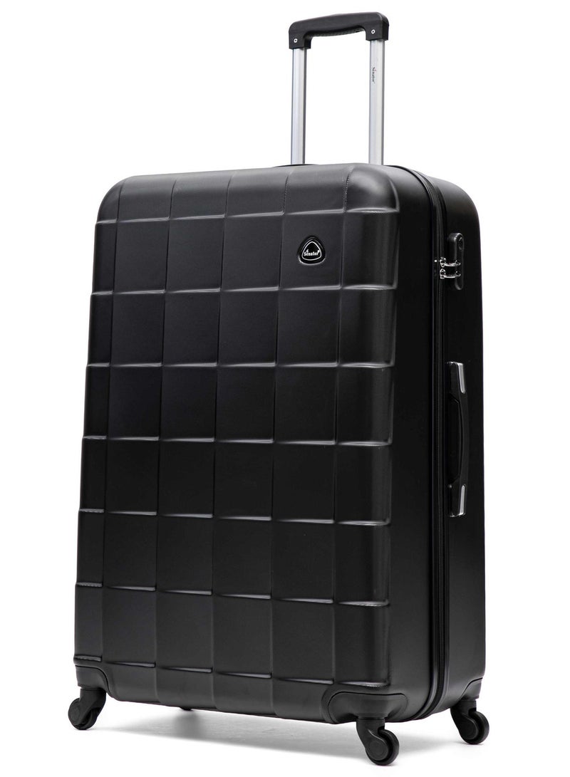 SENATOR Hard Case Travel Bag Trolley Luggage Set of 4 ABS Lightweight Suitcase with 4 Spinner Wheels,  A207, Black - Image 3