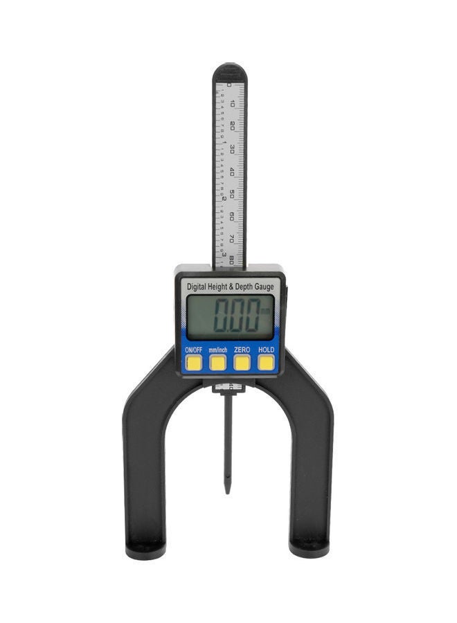 NIBEMINENT High Accuracy LCD Digital Display Slide Caliper Vernier Ruler Height and Depth Gauge, Measuring Range of 0-85mm Bottom with Magnets Black 20.50X2.00X12.50centimeter 20.50 X 2.00 12.50cm  - Image 4