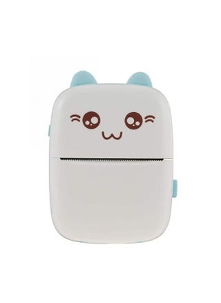 Mini Thermal Pocket Printer Wireless Text Black and White Photo Printer Paper Portable Printer Suitable for Mobile Phones That Support Bluetooth Blue - pzsku/Z16C50A4AC2E6E96BBF4DZ/45/_/1687795489/4300401a-7d68-4ee0-94b9-4df41385da4a