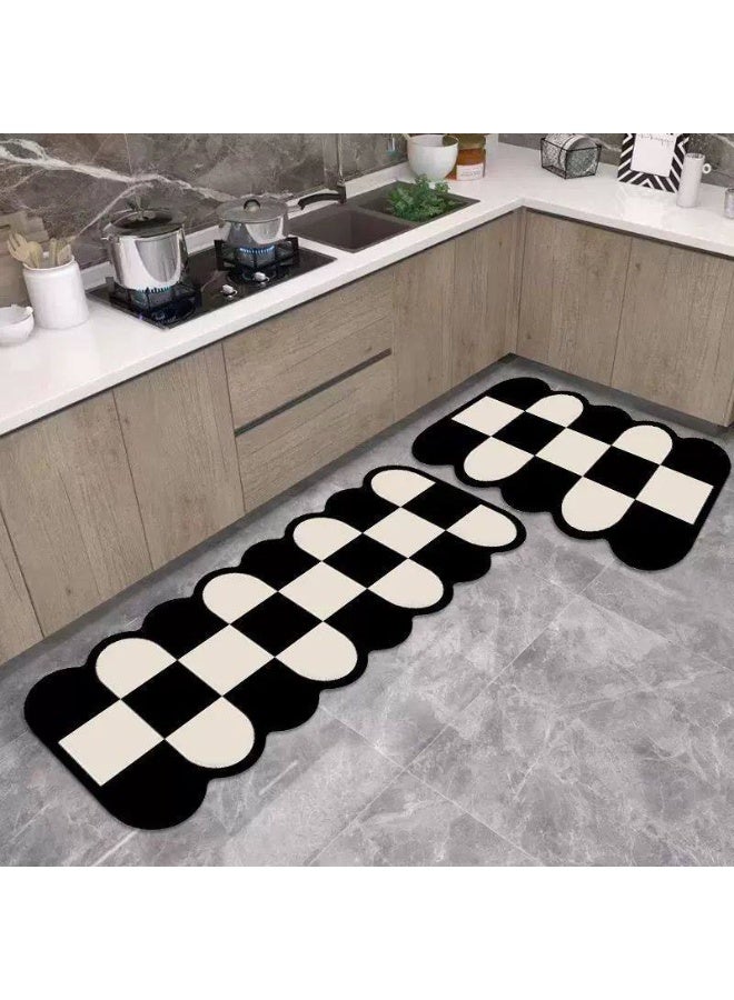 طقم دواسة مطاطي 2 قطعه مانع للانزلاق