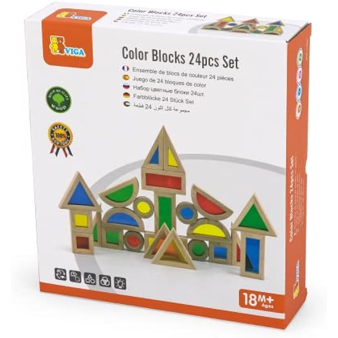 مجموعة كتل الألوان 24 قطعة، متعددة الألوان - Image 5