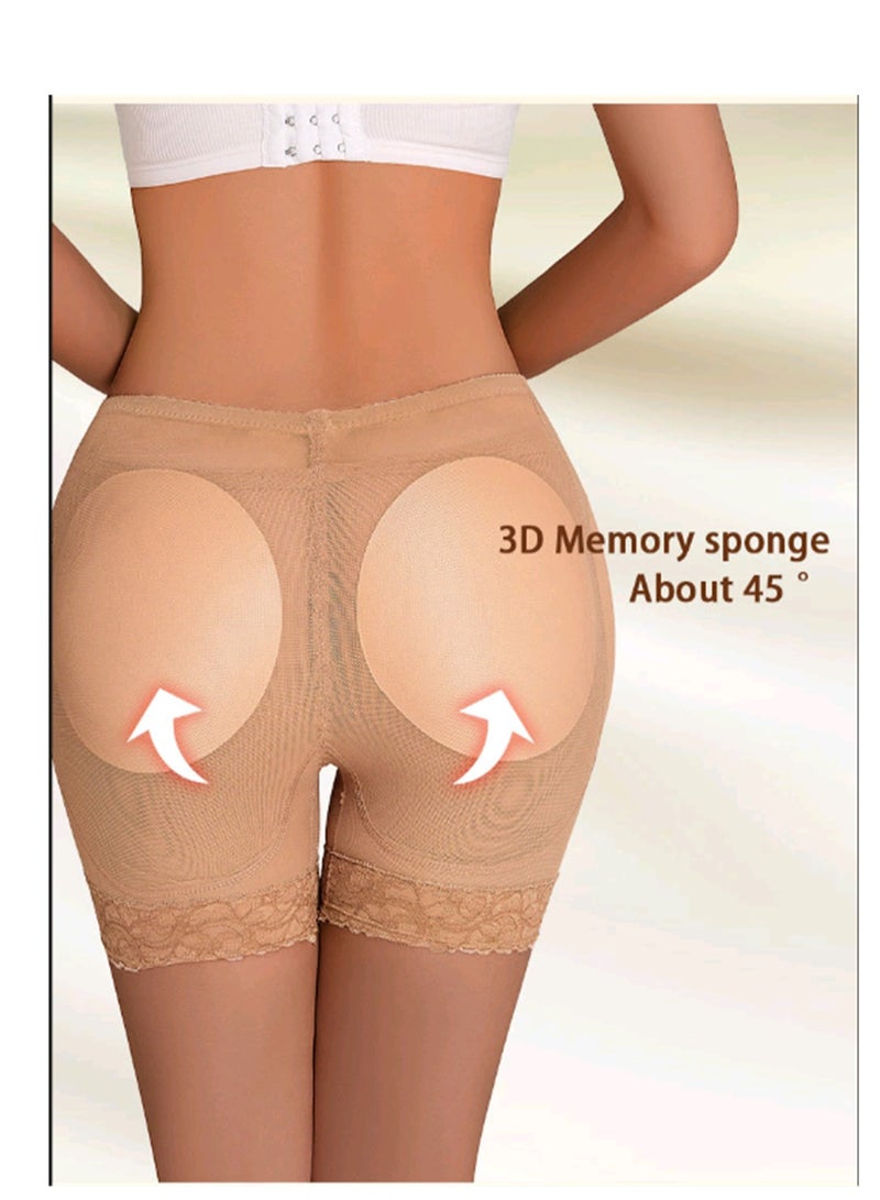Sculpting And Breathable  Implants Booty Boxers Beige - Image 4