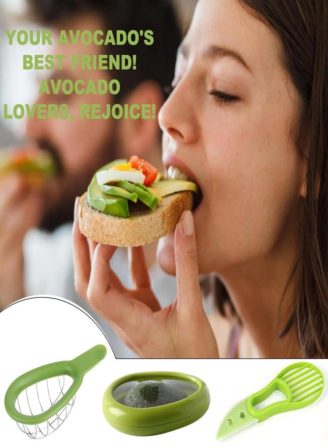 Aorplim Avocado Slicer Tools 3 PCS - Avocado Saver for Fridge to Keep - Avocado Slicer for Peeler Pitter - Avocado Cutter for Cuber Dicer - Fruit Vegetable Avocado Tools-Kitchen Gadgets - Image 5