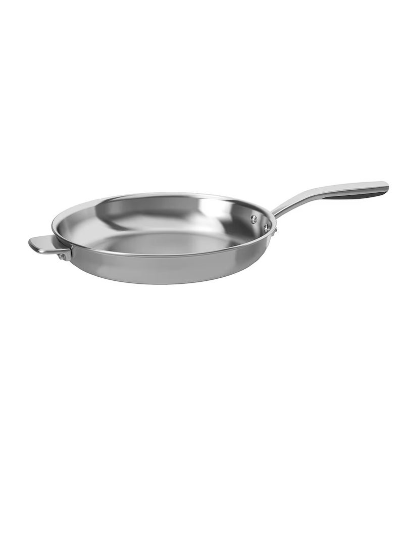 Frying pan, stainless steel/grey32 cm - Image 2