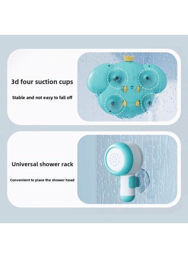 Generic - Electric Elephant Shower Bubble Machine 2-in -1 Bathing Toy Boys And Girls Baby Elephant Shower Water-splashing Artifact-Color:Elephant Shower + Bubble Machine 2-in-1 - Image 1