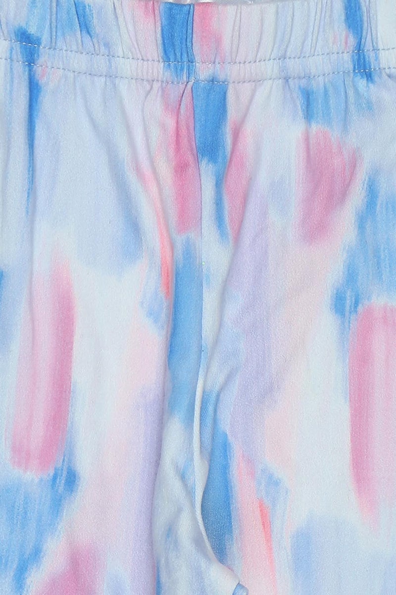 Doodle Premium 100% Cotton Leggings Stretchable Pants for Girls | Printed | Anti Shrink & Fade Resistant | Elasticated Waist | Ankle Length (Age – 7 to 8 Years | Set of 2 | Navy & Blue) - Image 5