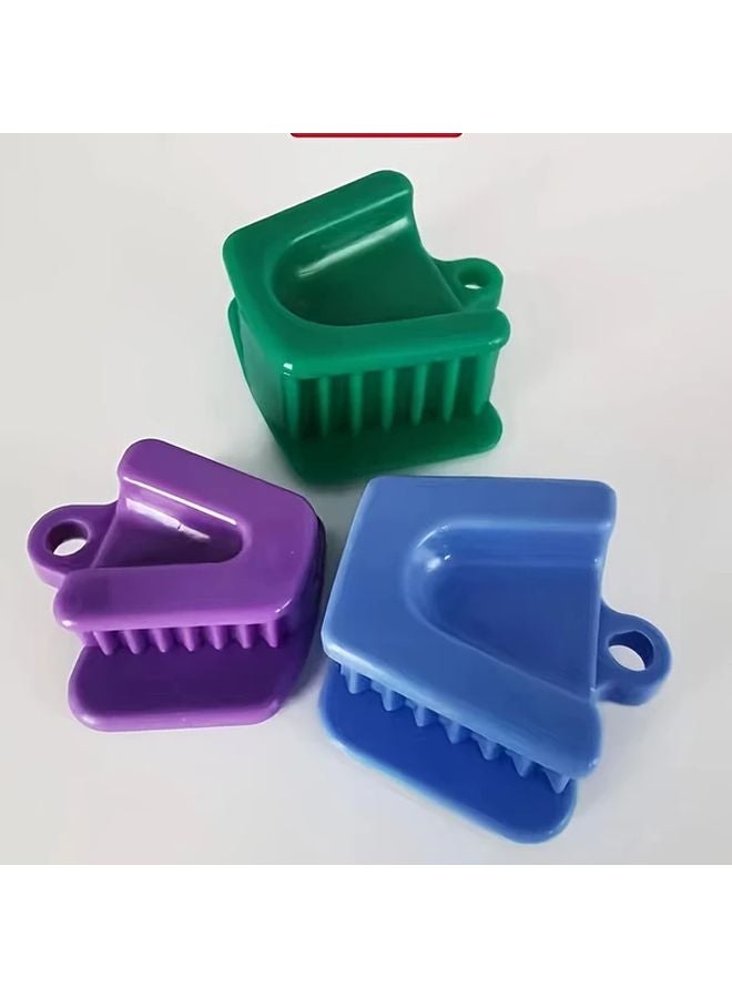3 Pieces Dental Bite Pad Bottle Opener Expansion Sleeve Liner Support Set Polychrome - Image 5