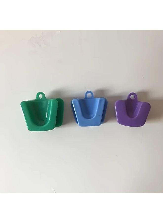 3 Pieces Dental Bite Pad Bottle Opener Expansion Sleeve Liner Support Set Polychrome - Image 2