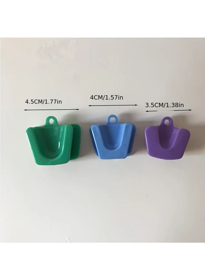 3 Pieces Dental Bite Pad Bottle Opener Expansion Sleeve Liner Support Set Polychrome - Image 4