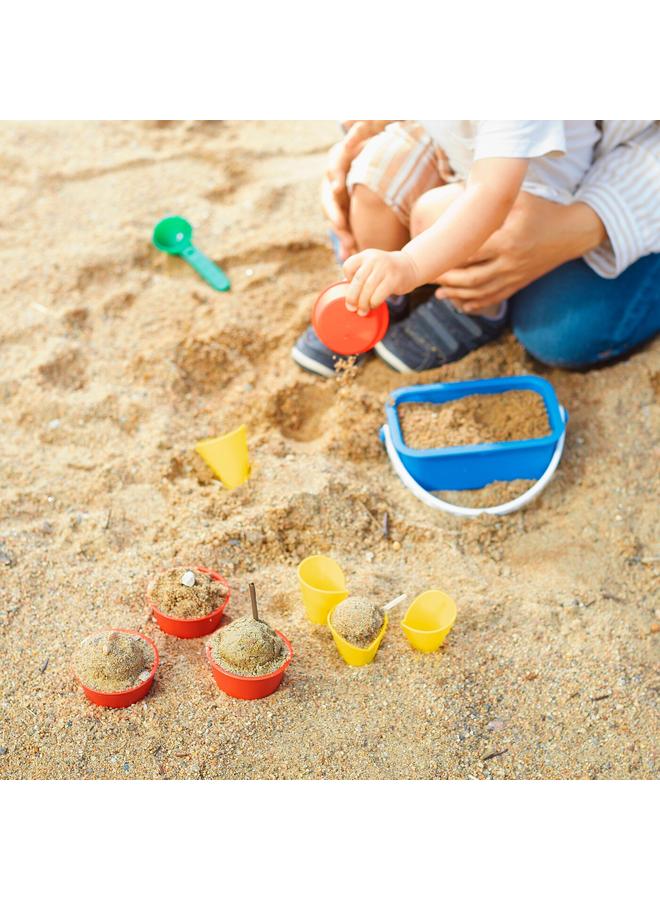 Zaboon 10-Piece Sand Ice-Cream Set, Multicolour - Image 3