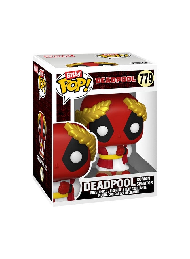 Funko Bitty POP! Deadpool - Dinopool , 4-Pack and A Surprise Mystery Mini Figure - 0.9 Inch (2.2 Cm) Collectable - Stackable Display Shelf Included - Gift Idea - Party Bags Stocking - Cake Topper - Image 5