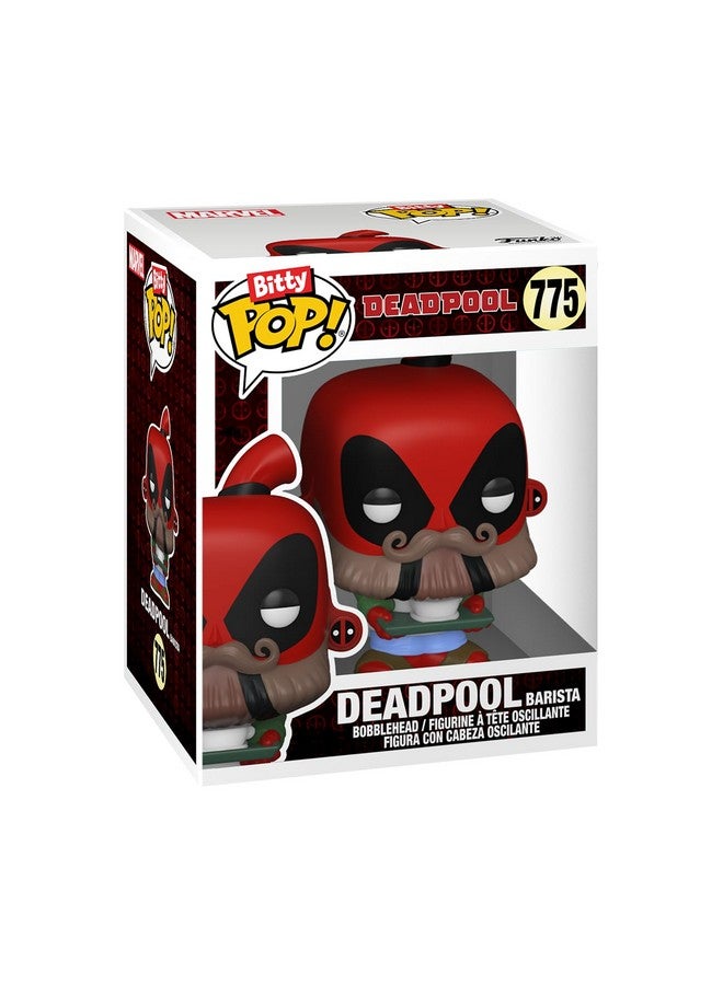 Funko Bitty POP! Deadpool - Dinopool , 4-Pack and A Surprise Mystery Mini Figure - 0.9 Inch (2.2 Cm) Collectable - Stackable Display Shelf Included - Gift Idea - Party Bags Stocking - Cake Topper - Image 4