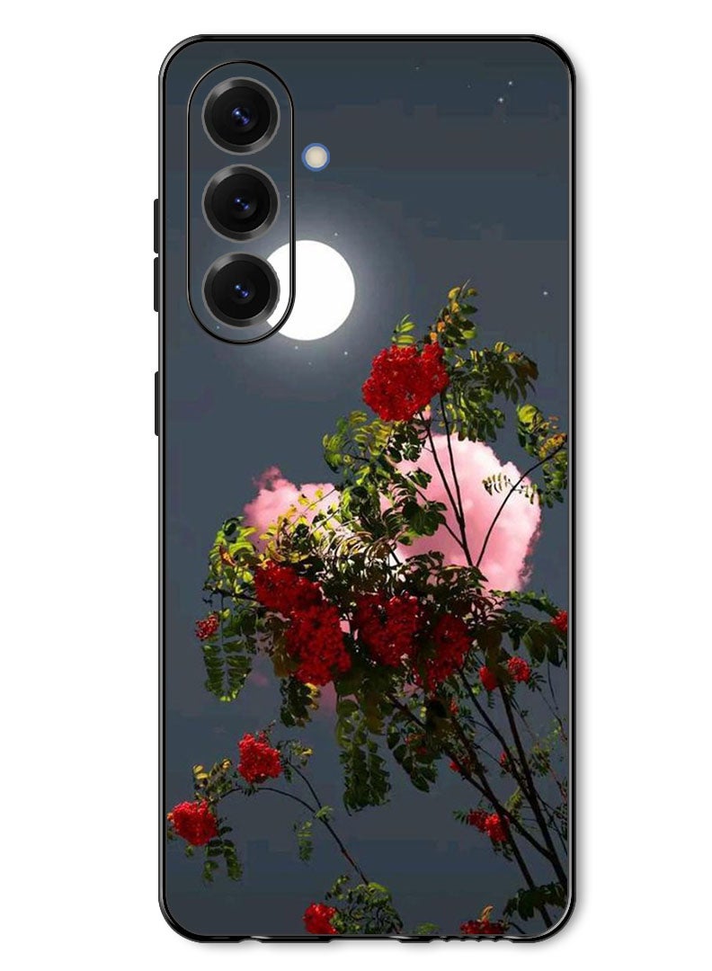 Theodor Case Compatible with Samsung Galaxy A57 Protection Shockproof Bumper Cover Moon Shining - Image 1