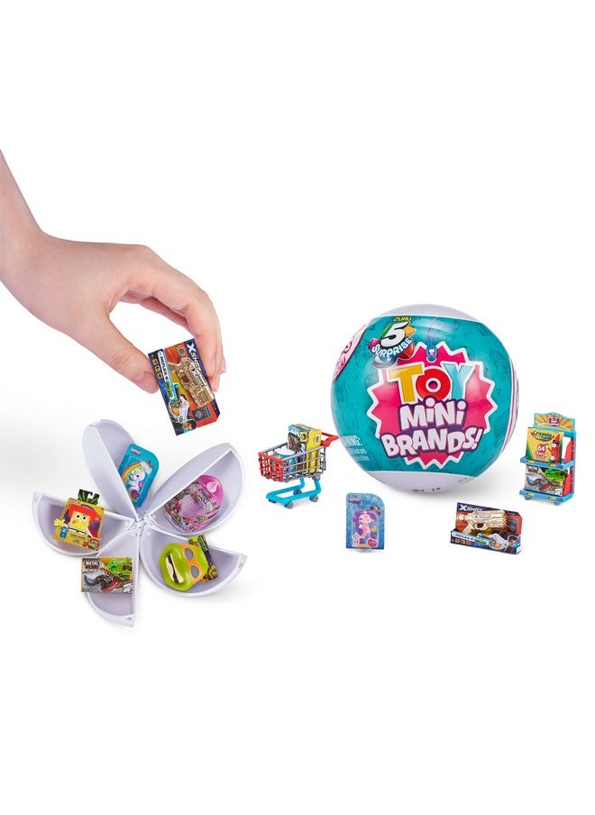 5 Surprise 5 Surprise Toy Mini Brand Series 1 Collector's Kit - Amazon Exclusive Mystery Capsule Real Miniature Toys by Zuru (3 Capsules + 1 Collector's Case), Multicolor  - Image 3