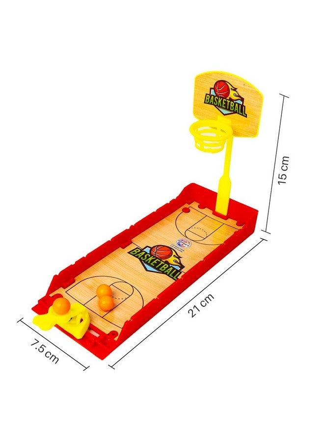 RATNA'S Basketball Finger Board Game Tabletop & Miniature Gaming Pocket Basketball Set Travelling Toy for Kids 5+ Years - Image 5