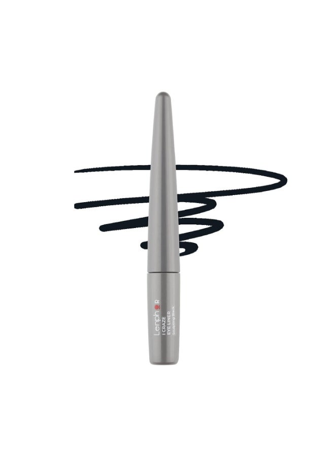 Lenphor I Craze Liquid Eyeliner Pen comes with Precision Tip, Waterproof & SmudgeProof, Matte and Pearly Finish, Eye Makeup, Eye Liner for Women & Girls, Colour Eyeliner, Sculpting Black - Image 2