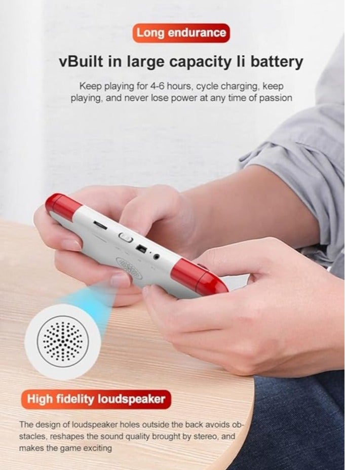 Handheld Game Console, Retro Game Console Built-in 600 Games, 3.0" HD Color Screen, AV Output, Dual 3D Joysticks, Handheld Emulator Console - Image 4