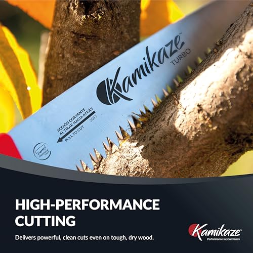 EZ Kut Kamikaze Saw Curved Blade with Scabbard - 19.3 Inch Heavy Duty Pruning - Carbon Hardened Steel Japanese Technology- Best Pruning Saw for Tree Trimming - Image 5