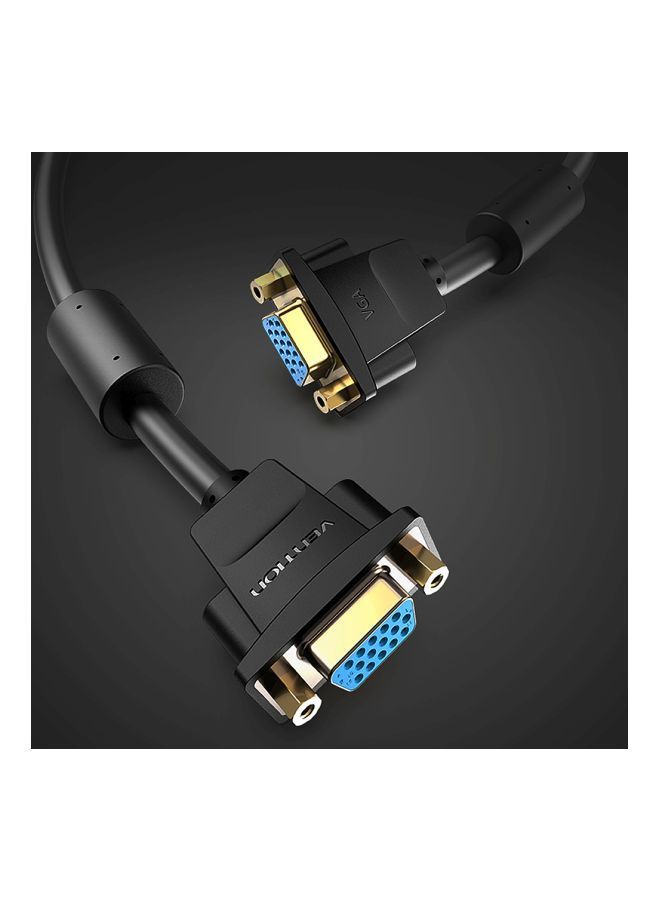 NIBEMINENT Female To VGA Extension Cable 1meter Black - Image 3