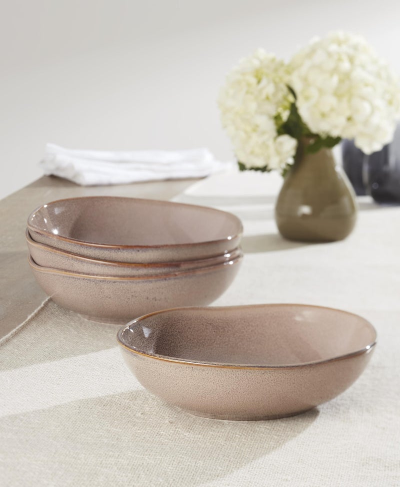Oneida 899212 Organic Shades Clay Pasta Bowls, Set Of 4, Service For 4 - Image 4