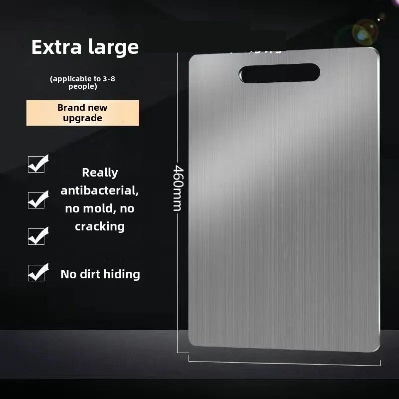 Antibacterial Stainless Steel Cutting Board 30*46cm extra large size - Image 1