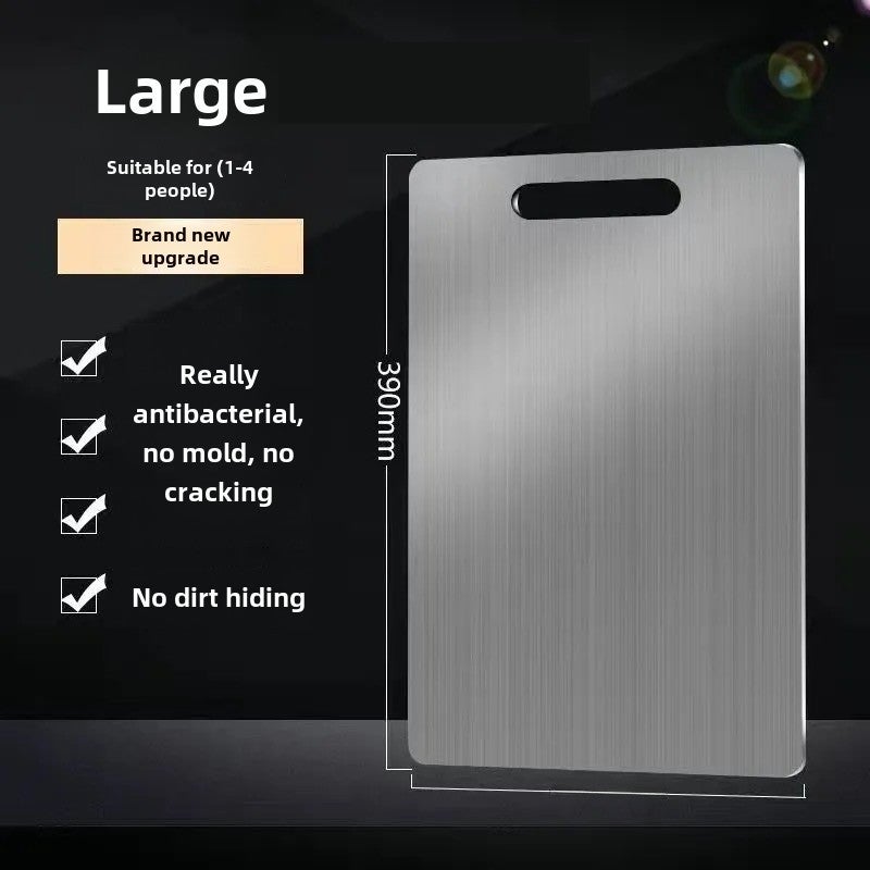 Antibacterial Stainless Steel Cutting Board 30*46cm extra large size - Image 2