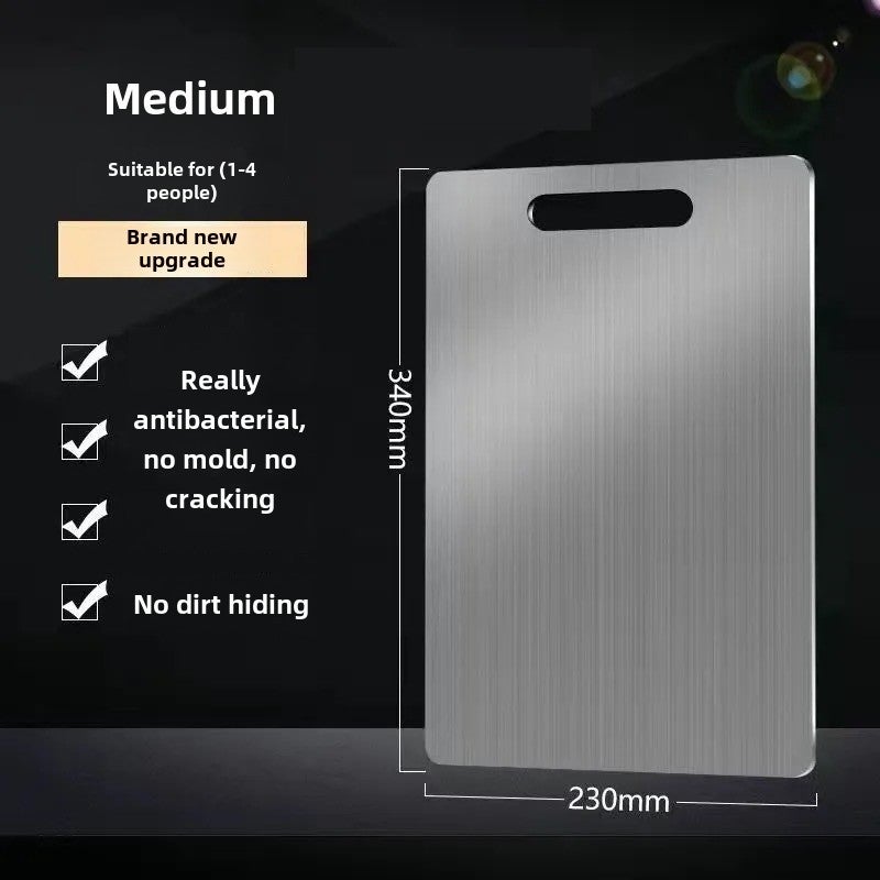 Antibacterial Stainless Steel Cutting Board 30*46cm extra large size - Image 3