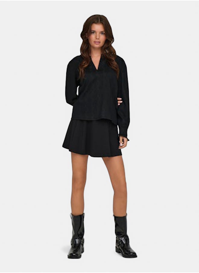 ONLY Onldia L/S V-Neck Collar Top Cs Jrs  - Image 2