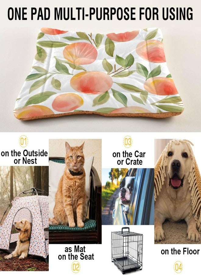 KEEPREAL Pink Peach Dog Bed Cat Bed, Rectangle Comfortable Pet Bed, Ultra Soft Calming Dog Bed for Small Medium Dogs, 18x24in（149） - Image 5