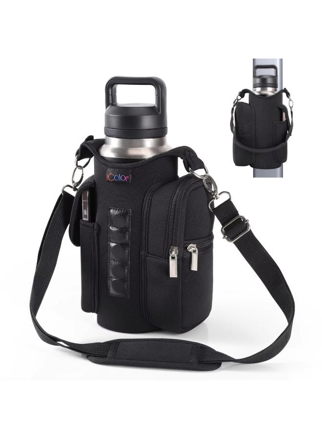 3 Spot Oxford Cloth Magnetic Bag Water Bottle Holder Fitness Kettle Bag With Phone Pocket And Gym Accessories Storage Bag Fitness