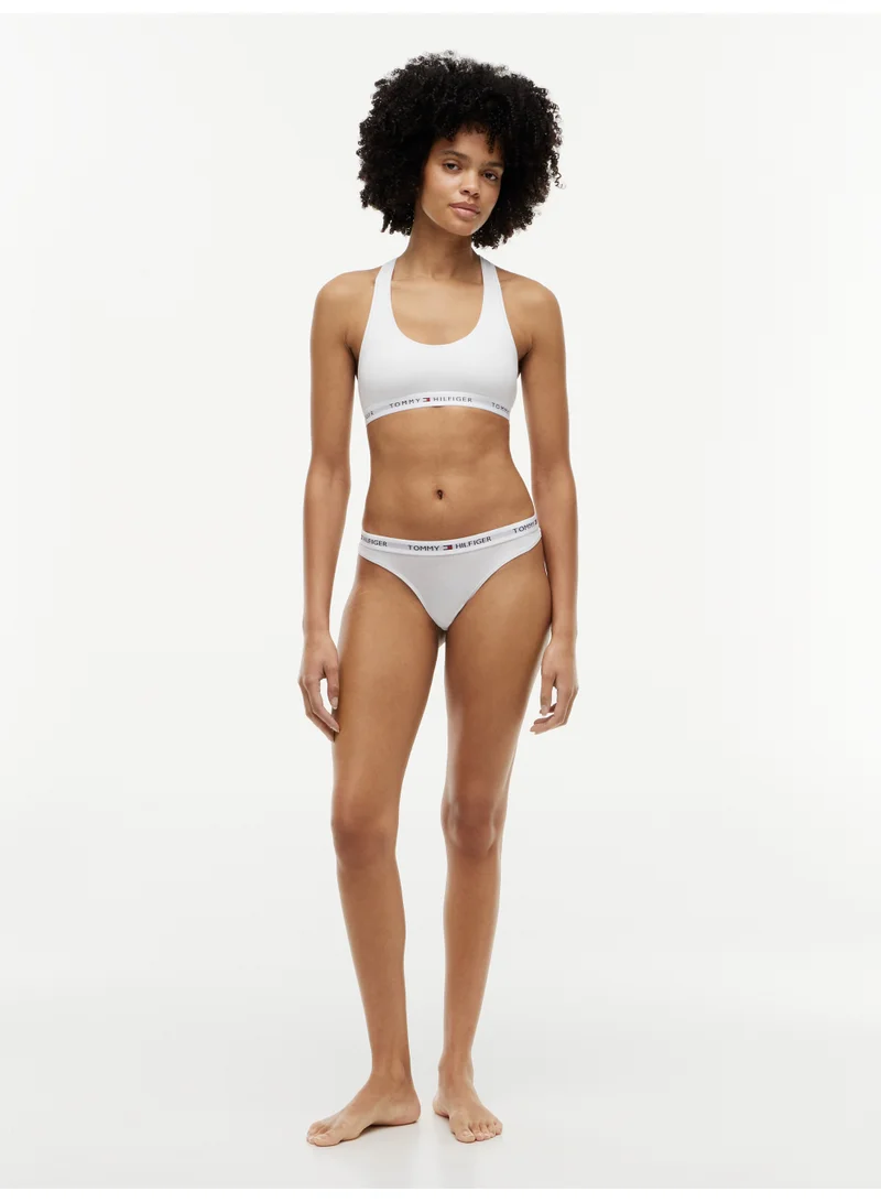 TOMMY HILFIGER White Tommy Icons Unlined Bralette for Women | Best Price UAE