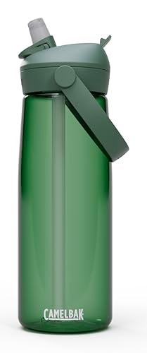 CamelBak Thrive Flip Straw Water Bottle Easy Sip Design for Everyday Hydration and Travel 25oz Forest Green - Image 1