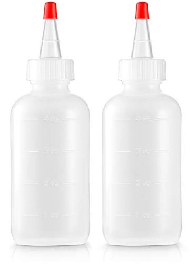 Bar5F Applicator Bottle 4 Oz ; Tip Without Hole ; Cut The Top For Custom Applications Of Your Choice (Pack Of 2) - Image 1