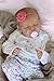 JIZHI Lifelike Reborn Baby Dolls Girl 17 Inch Real Baby Doll Soft Body Realistic Newborn Vinyl Silicone Baby Doll Full Body Poseable Real Life Baby Dolls with Feeding Kit Gift Box for Kids Age 3 - Image 4