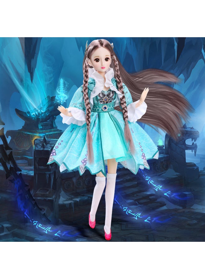 2024 Wu Soul Douluo Mainland Little Dance Princess Tang San Doll Toy Girl Children Doll Suit-Color: Five Years Later-jiucai Ning Rongrong-Height: Three-dimensional Real Eye Version + Full Joint Movable  - Image 1