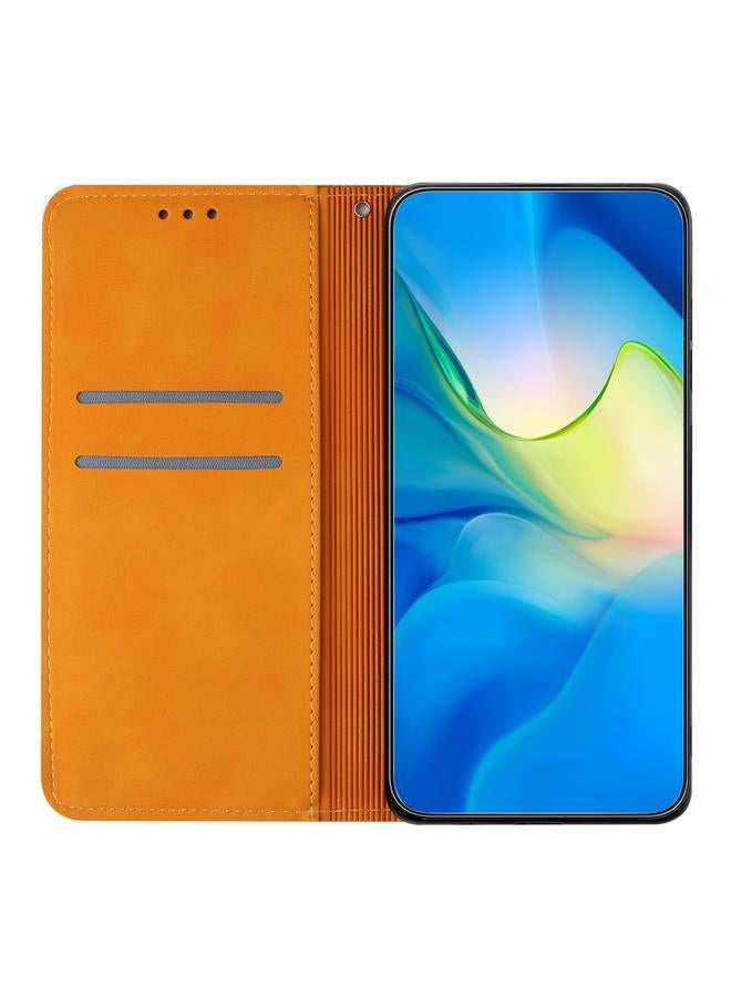 S-TOP Case For Samsung Galaxy A05s Ethnic Embossed Adsorption Leather Phone Case - Image 5