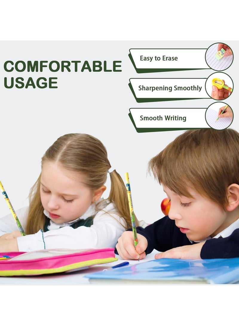 طقم قرطاسية من 12 قطعة، طقم العودة إلى المدرسة، يشمل أقلام رصاص، مماحي، مساطر، مبراة أقلام، هدايا للطلاب، مكافآت الفصل، وتوزيعات الحفلات. - Image 5