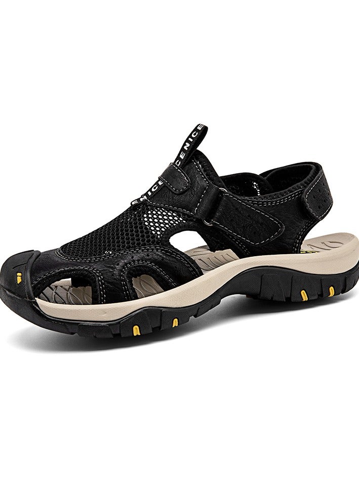 Men Fashion Summer Sport Sandals Beach Water Hiking Shoes Comfort Breathable Casual Non-slip Indoor Outdoor Sandal  - Image 1