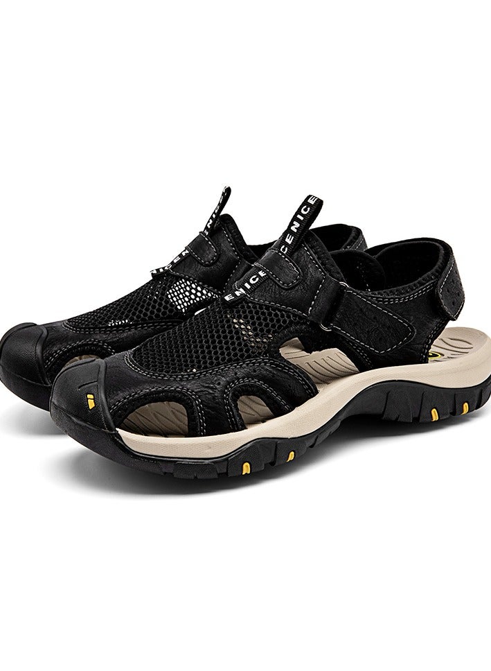 Men Fashion Summer Sport Sandals Beach Water Hiking Shoes Comfort Breathable Casual Non-slip Indoor Outdoor Sandal  - Image 2